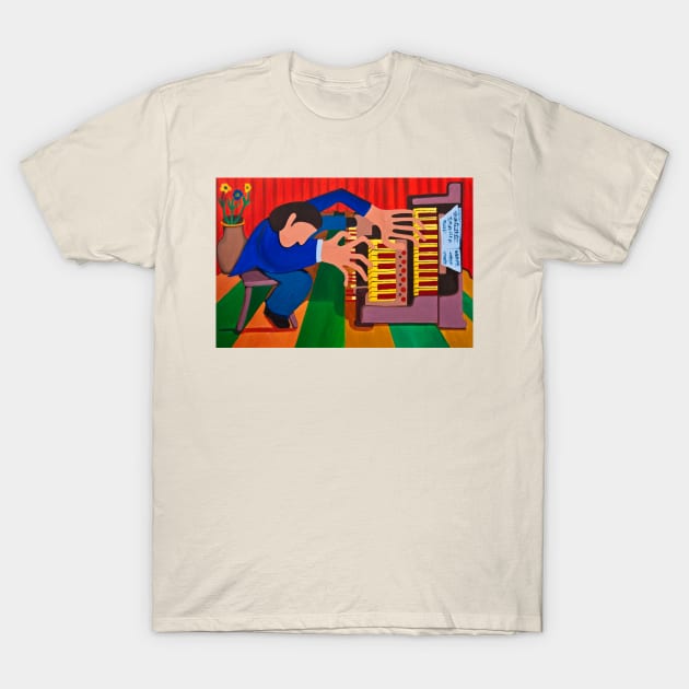 Organist T-Shirt by Lavott4Art